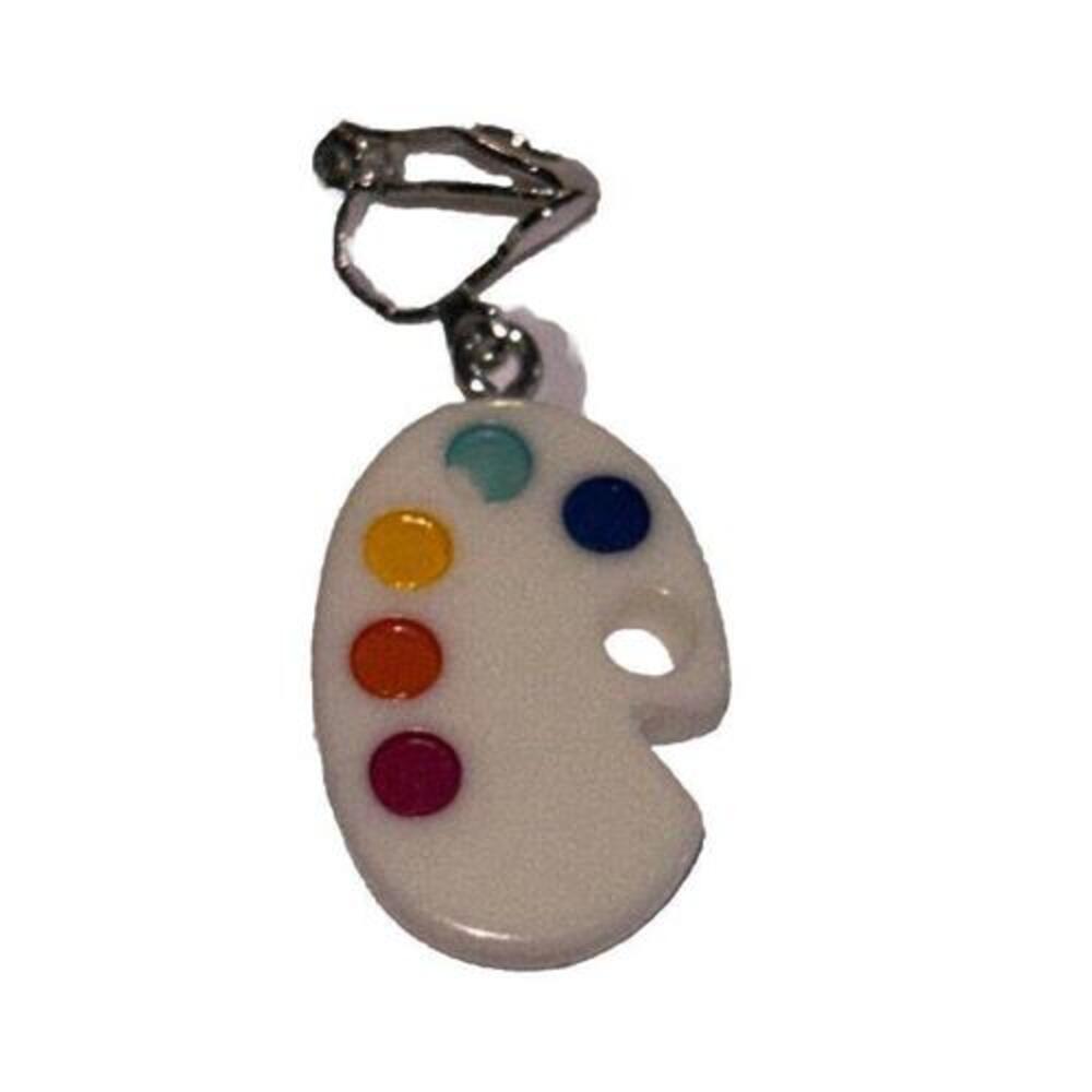 Paint Palette Charm For Jewelry Or Keychain Craft DIY​